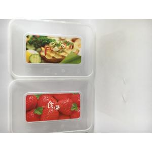 Food Packaging Square Case Iml Plastic Containers Cracker Packaging Box With Lid