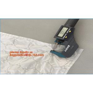 Plastic wrap air bag colume double layer bubble courier bag poly bubble bag for