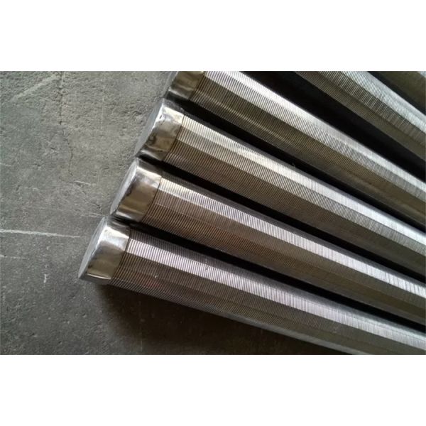 304 Stainless Steel Screen Pipe 114mm V Wire Threaded Coupling Pipe