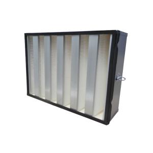 High Efficiency V Bank Combined HEPA Air Filter With Large Air Volume