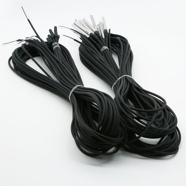 Super Waterproof TPE Plastic Overmolding NTC Thermistor Sensor 5x20mm Probe