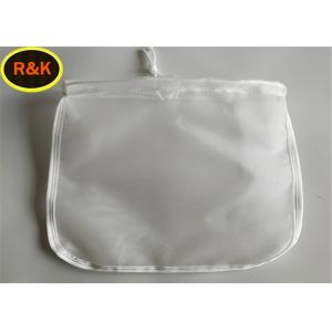 Rosin Press Nut Milk Nylon Filter Bag With Drawstring , Reusable And Durable