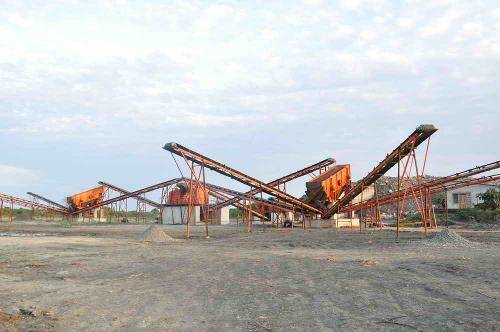 Simple Structure Stone Crushing Line Limestone Mining Process High Reduction