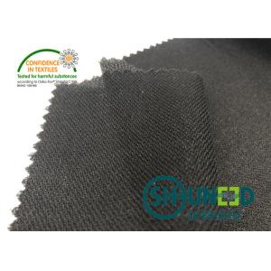 Black PA Coated Woven Interlining Twill Woven Stretch Interfacing