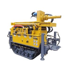 Small Crawler Water Well Drilling Machine 42KW Engine 150m Drilling Depth