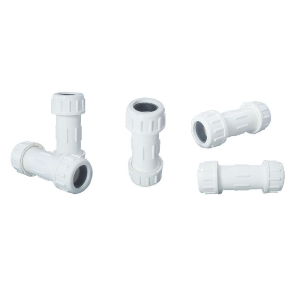 Quick and Pipe Connection with PVC Plastic Compression Fitting Coupling from Chinese