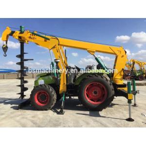 High Working Efficiency Cement Pole Erection Machine with Drilling Rig