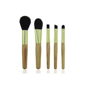 Buy cheap Portable Travel Makeup Brush Set / Foundation Makeup Brush , Bamboo Handle from wholesalers