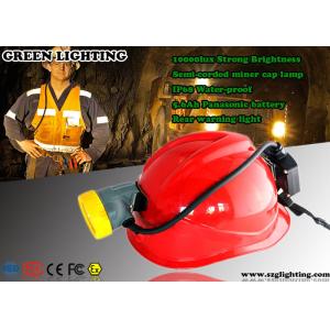 5600mAH 3.7V Mining Cap Lights Semi - Corded Type 1.3 Watt Power CE / ATEX