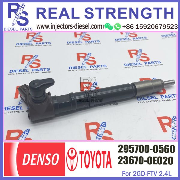 Diesel Common Rail Fuel Injector 23670-0E010 295700-0550 23670-0E020 295700-0560 For Toyota Hilux 1GD