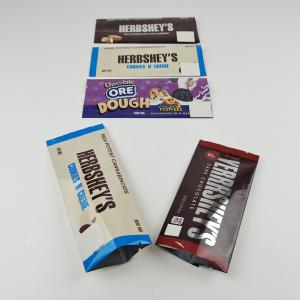 Environmental Friendly Foil Wrappers Custom Printed Stand Up Pouches Chocolate