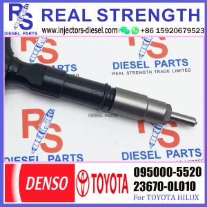 Common Rail Fuel Injector 095000-5520 For TOYO-TA HILUX 2KD-FTV 23670-0L010