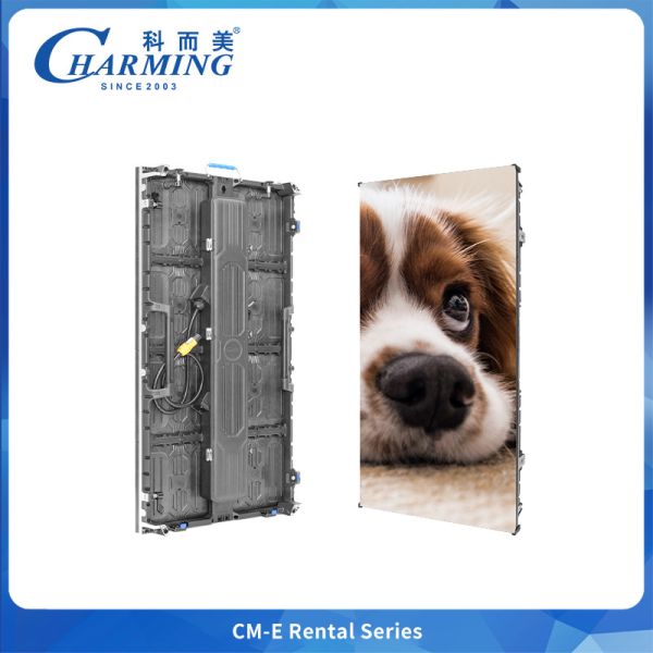 Ultra-thin 79mm Rental Led Display Cabinet Power Cord Integration For Concert