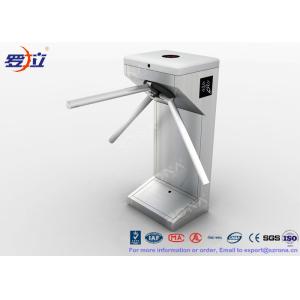 Vertical Tripod Access Control Turnstiles Semi - Auto Compact For Outdoor