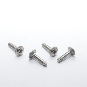 Ultra-Thin 1.5mm Galvanized Micro Screw with Slotted Flat End for Precision