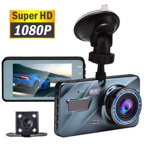 Dual Lens Car DVR Camera Rechargeable Dash Cam 1080FHD With G-Sensor Motion