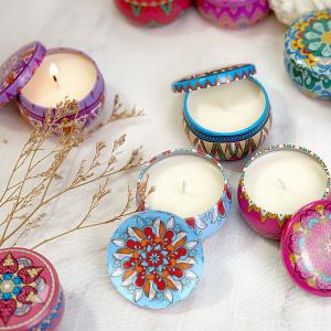 9 Pack Gift Set Burning Time About 12H Portable Nature Soy Wax