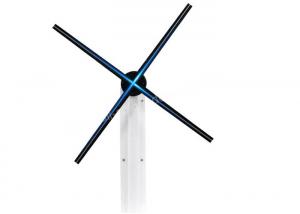China Ad Video 42 Cm 3D Hologram Display Fan ABS Material With SD / Wi-Fi Digital Signage on sale