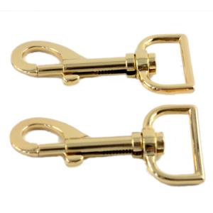 Wholesale 25mm Gold Swivel Dog Snap Hook Custom Zinc Alloy Metal Dog Hook SDR567 Plating Chrome from china suppliers