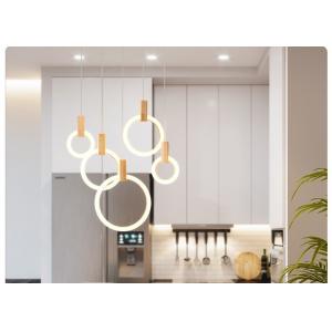 Buy cheap Modern Circle Acrylic Villa Stair Hotel Dining Room Drop Lamp Lighting Fixture from wholesalers