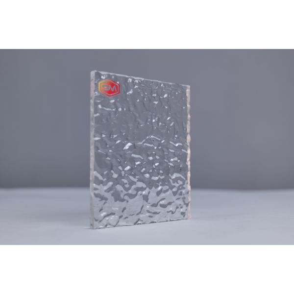 Non See Through Textured Clear Plastic Sheet With High Light Transmittance For