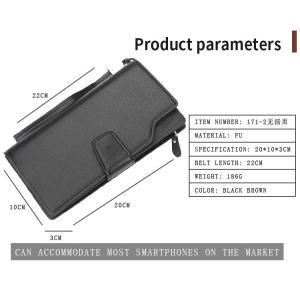 Multi Function Male Purses with Waterproof Function and VIP Card Holder in PU