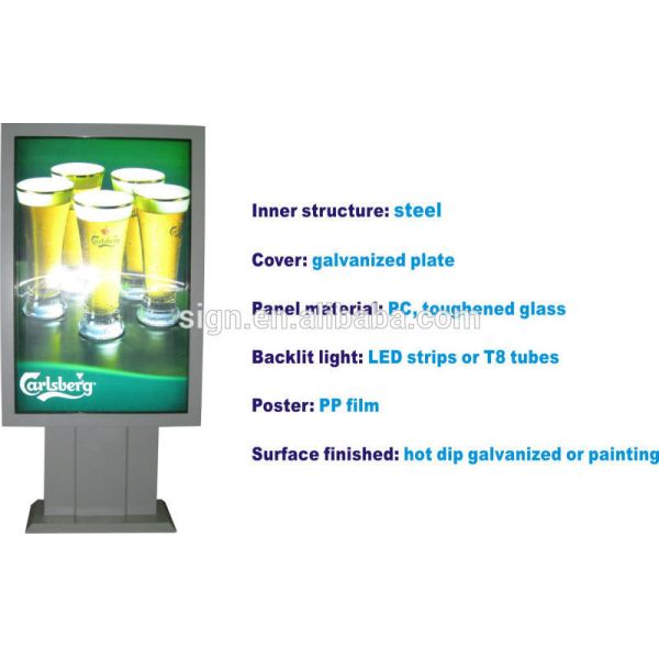 LED Scrolling Advertising Light Box