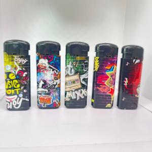 Model NO. DY-F008 Fashion Windproof Cigarette Electronic Lighter with Beautiful