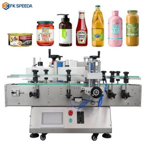 Tabletop Vial Glass Jar Wine Bottle Labeling Machine High Speed Sticker Printing
