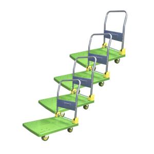 660lbs Capacity 90x60cm Foldable Platform Trolley Heavy Duty