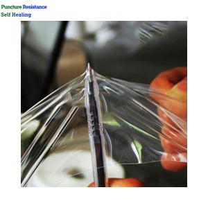 Transparent Clear High Glossy 7.5 Mil Self Healing TPU Protective Film For Car