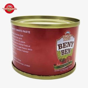 BENYBEN 70g Canned Tomato Paste Hard Open Lid Brix28-30% Available Under Own