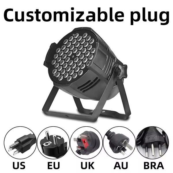 Aluminum 54 Led Par Dj Lights Rgbw 4in1 Disco Party DMX Control 54*3w Rgb 3in1 Led Par Can Uplight Stage Lighting