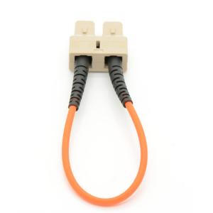 SC Singlemode Fiber Loopback Plug 1000 Times Durability For Telecom Equipment