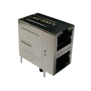 Wholesale 71F-1201GYD2NL 2x Magnetic RJ45 Jack LPJ17402AHNL 100Base-T Ethernet from china suppliers