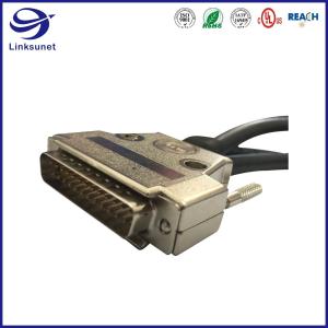 Soldering Electrical Wire harness with DB25 add DB9 Male / Female PVC connector