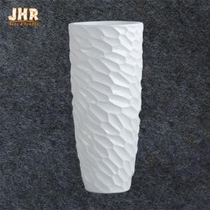 Wholesale Gloss White Resin Planter Flower Pots For Artificial Plants from china suppliers