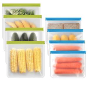 BPA FREE PEVA k Packaging Bag Leakproof Freezer For Snacks Storage