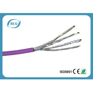 Twisted Pairs Ethernet Cat6a Lan Cable For Computer High Frequencies