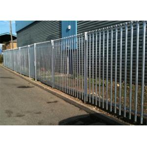 3 Rail Triple Pointed Steel Palisade Fencing Include Fixing