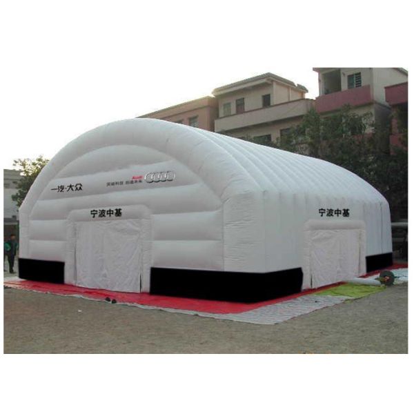 Printed Party Large Inflatable Air Tent With Logo In White For Wedding