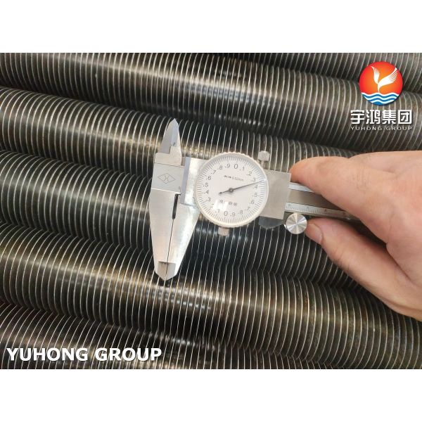 L Type Finned Pipe A179 Aluminium 1060 1100 For Cooling Tower