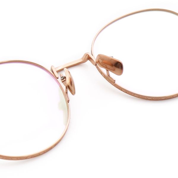 Round Optical Frames Pure Titanium Frame Glasses Elasticity 88211