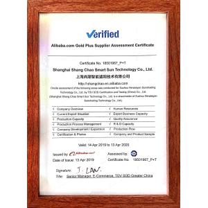 Shanghai SUNC Intelligence Shade Technology Co., Ltd. Certifications