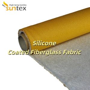 Splash Proof Spark Resistant Weatherproof Silicone Coated Fiberglass Fabric