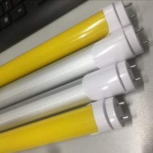 120cm 20W LED Tube Yellow Cover With 85-265V AC 140lm/w 2835 LED Chip 50000
