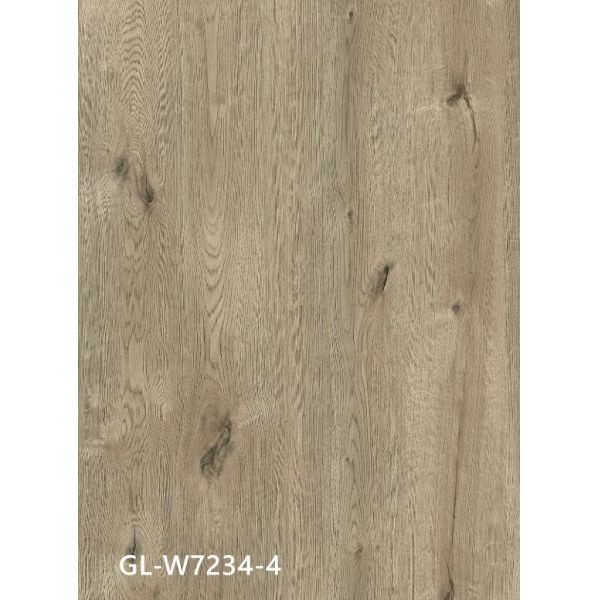 GL-W7234-4 Anti Slip Fire Rigid SPC Flooring Plank Click Oak Stone PVC Vinyl Laminate