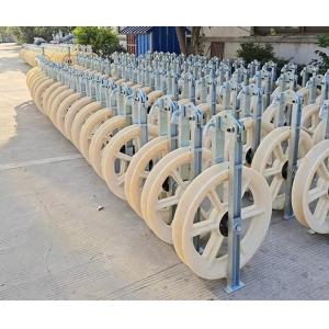 660mm*100mm Nylon Cable Pulley 220V Stringing Block for Construction Works