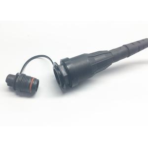 IP68 MPO Connector Harsh Environment Cable Assemblies 12 Fibers / 24 Fiber