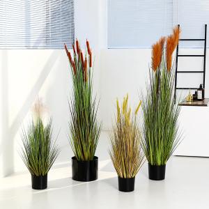 ODM Lifelike Interior Fabric Artificial Potted Floor Plants Fake Factory Onion